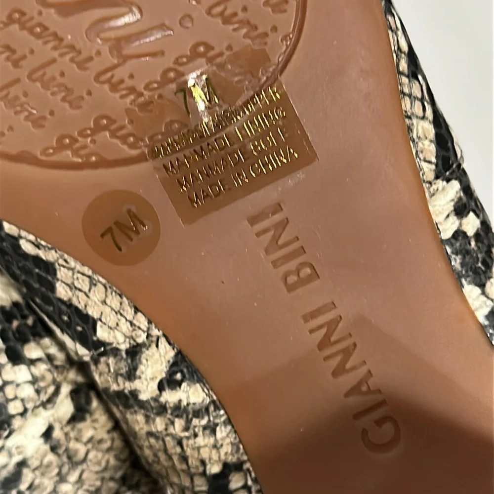 NEW Gianni Bini Snake Print Over The Knee Boot